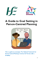 A Guide to Goal Setting in Person-Centred Planning front page preview
              